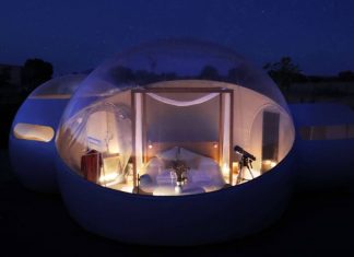 Dormir en una burbuja bajo las estrellas ¡Es posible!