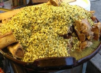 Esquites con tuétano, un exótico manjar