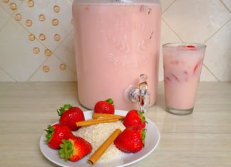 Horchata de fresa, ideal para los días calurosos (receta)