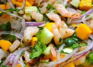 Prepara este exótico ceviche con mango