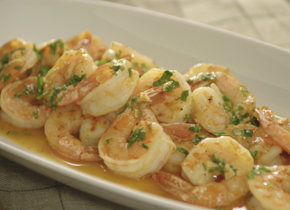 Camarones con naranja y chipotle (Receta)