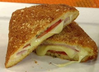 Novedoso Sándwich frito