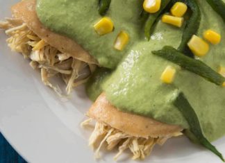 Enchiladas poblanas, fáciles de preparar