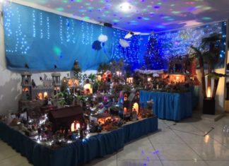 Familia nayarita coloca nacimiento con más de 2000 piezas