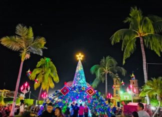 Estrena plaza de San José del Valle decoración navideña muy al estilo nayarita