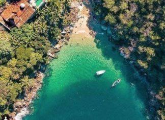 Playa Colomitos, la más pequeña y bonita de México