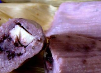 Tamales de zarzamora y queso crema