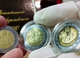 Monedas de 5 pesos del bicentenario ahora valen miles