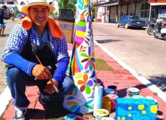 Guayabitos se pinta de colores gracias a la iniciativa de su gente