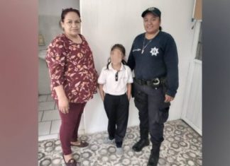 Resguarda la policía a menor de Tepic que no fue recogida de la escuela