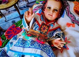 Sorprende en redes niño dios “Wixarika”