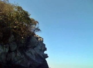 El “Perfil del diablo” en Guayabitos, un sorprendente lugar