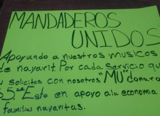 Personas que hacen “mandaditos” donarán parte de sus ganancias para los músicos