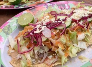 Las deliciosas tostadas raspadas de Jala Nayarit