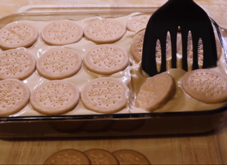 Una forma facilísima de hacer un postre, “galletas Marías con café”