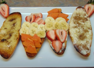 Endulza tu desayuno con unos deliciosos ” molletes frutales”.