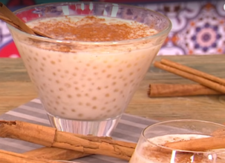 Tapioca con leche, postre cremocito y saludable