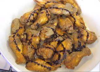 Comida picosita ” alitas habaneras”