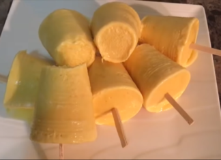 Con este calor, saborea unos “heladitos de mango” para refrescarte.