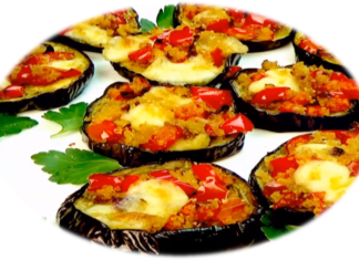 Bocadillos de berenjena