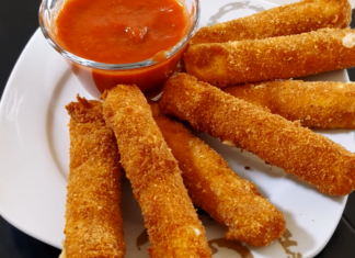 Dedos crujientes de queso