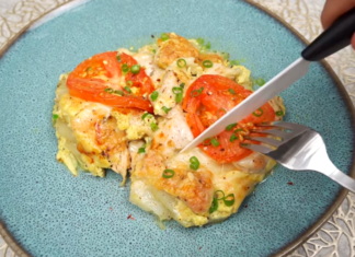 Pollo al horno con papas y cebolla
