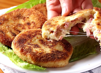 Tortitas de jamón y papa