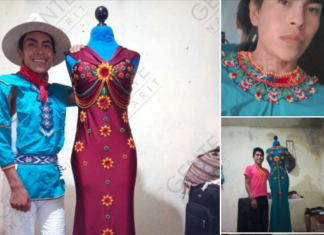 Diseñador Wixárika sorprende con sus diseños