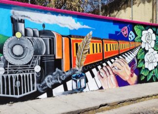 Impactantes murales realizados en Acaponeta por talentosos artistas Nayaritas
