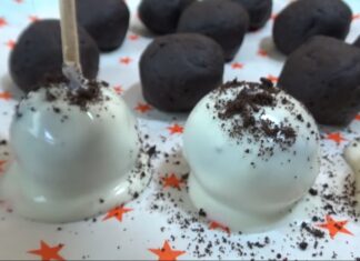 Bolitas de galleta oreo