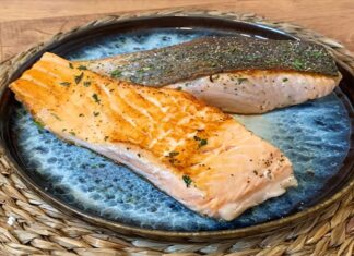Salmón a la plancha
