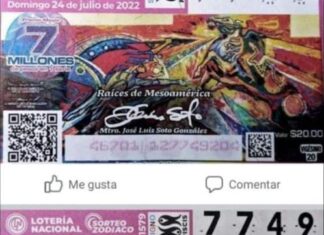 Nayarit se hace presente en la Lotería Nacional a través del artista José Luis Soto.