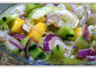 Aguachile con mango