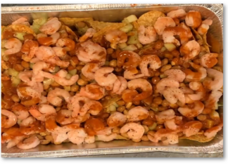 Tostilocos con camarón