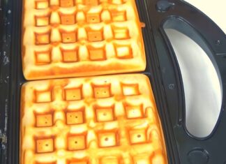 Waffles esponjosos y crujientes