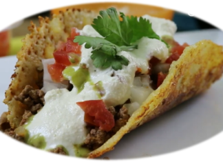 Prueba algo diferente: ” Tacos de tortilla de queso”