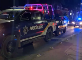 Mala suerte e imprudencia: conducía bajo los influjos del alcohol y choca contra patrulla en Tepic