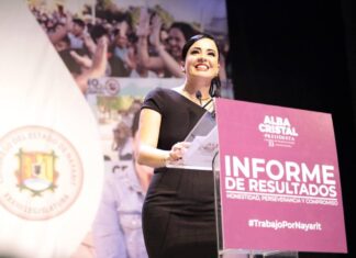 Presenta Alba Cristal informe de resultados
