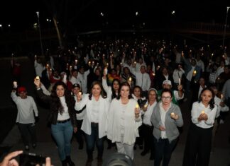 ARRANCA IVIDELIZA REYES SU CAMPAÑA POR EL SENADO EN UNA MANIFESTACIÓN CONTRA LA VIOLENCIA …