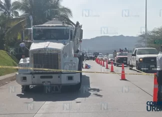 Terminó la existencia de un hombre tras ser arrollado por pipa en Bahía de Banderas