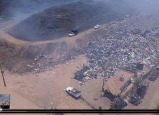 Está 100% apagado, está 100% controlado, el incendio en el basurero El Iztete