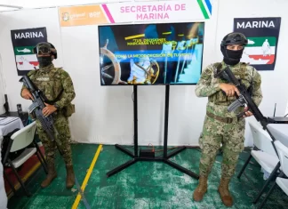 Secretaría de Marina en la Campaña Estatal de Prevención al Delito en Tepic