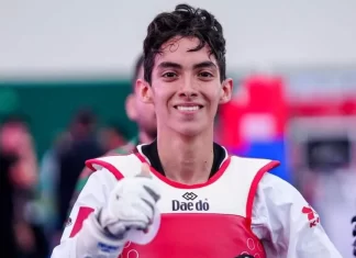 ¡Histórico! Nayarita Jorge Armando Rodríguez gana plata en Mundial Juvenil de Taekwondo