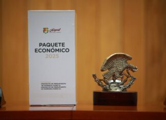 Recibe Congreso paquete económico del gobierno de Nayarit para el 2025