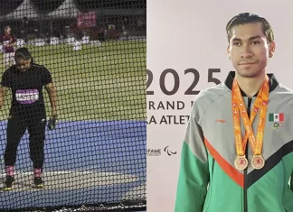 Triunfan nayaritas Osiris Machado y Alexis Gallegos en el Grand Prix de Paratletismo
