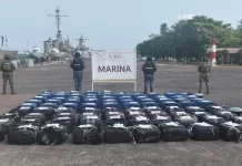 Aseguran más de 2.5 toneladas de sustancias ilícitas en costas de México