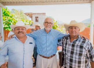 Navarro Quintero y Beatriz Estrada fortalecen infraestructura educativa en Presidio de los Reyes