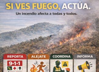 SI VES FUEGO, ACTÚA!