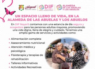 El Corazón de Nayarit impulsa un lugar seguro y acogedor donde se fomenta el bienestar, la convivencia y una vida plena para las y los adultos mayores.