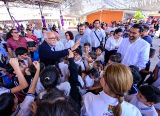 Navarro Quintero fortalece condiciones educativas en la primaria Francisco Villegas Loera